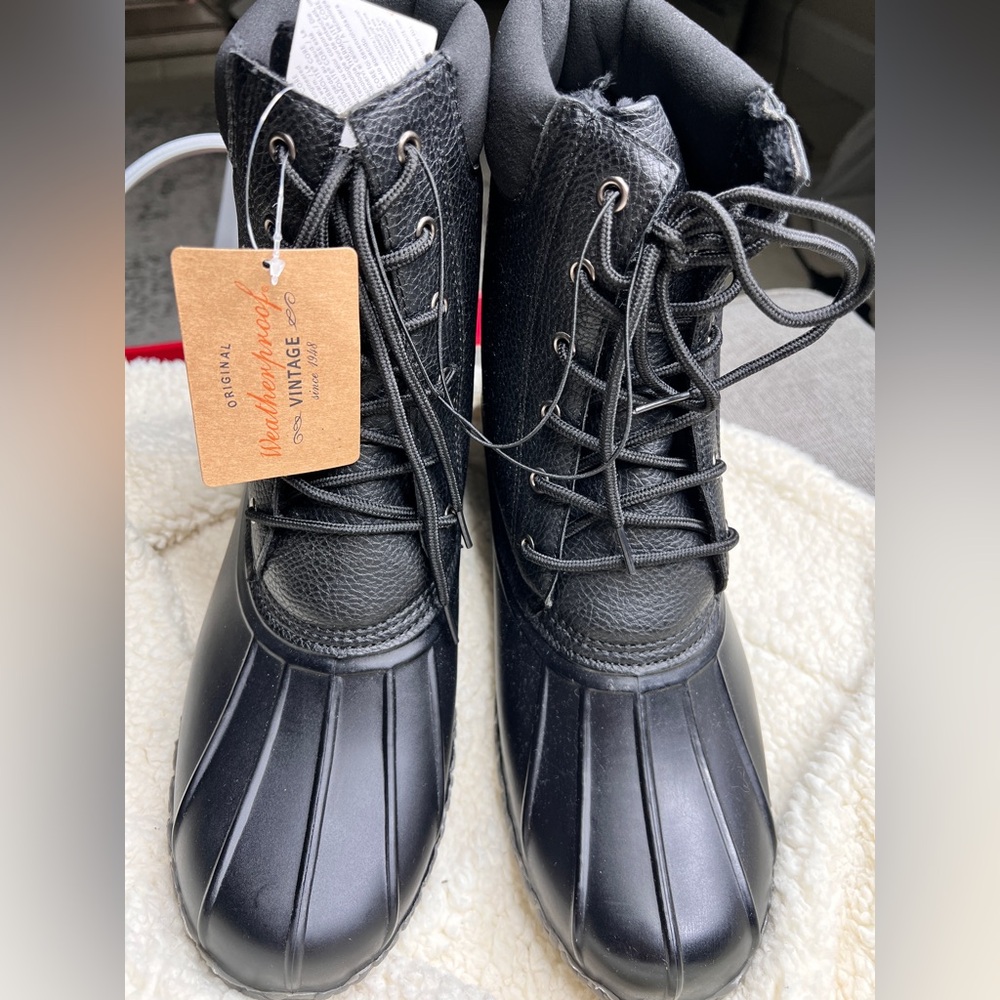 NWT Weatherproof Men's Boots - Sz 12